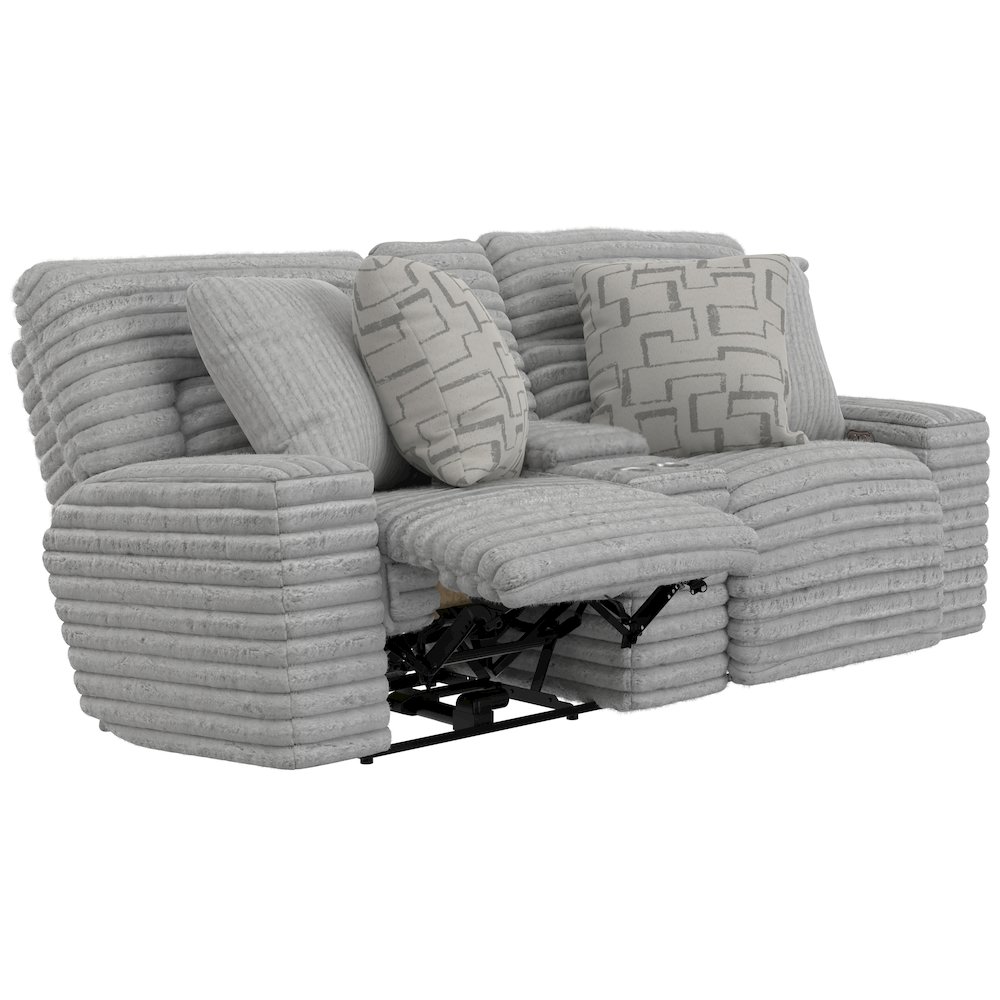 Lynx Power Reclining Console Loveseat with Zero Gravity. Picture 10