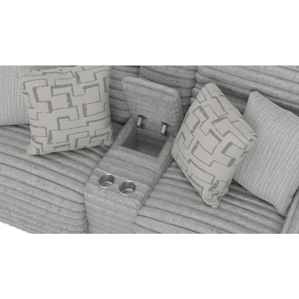 Lynx Power Reclining Console Loveseat with Zero Gravity. Picture 12