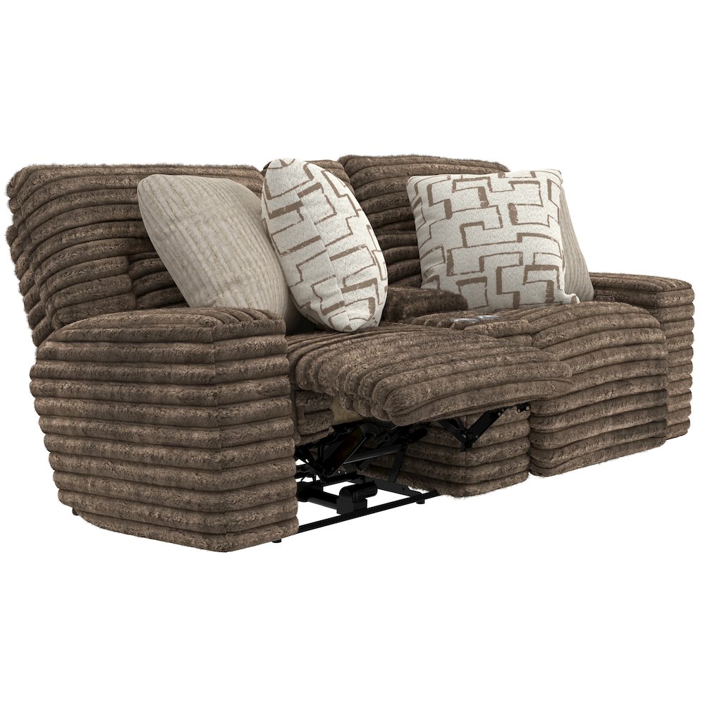 Lynx Power Reclining Console Loveseat with Zero Gravity. Picture 2