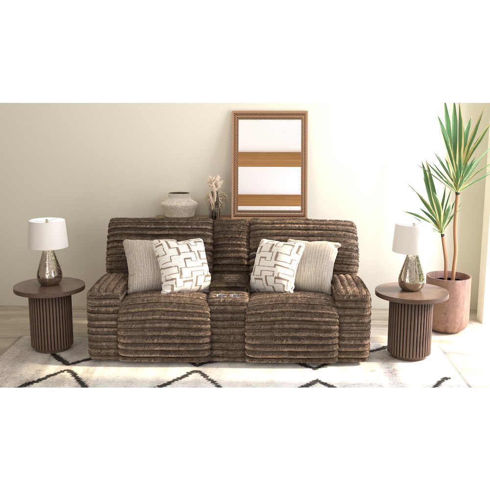 Lynx Power Reclining Console Loveseat with Zero Gravity. Picture 21