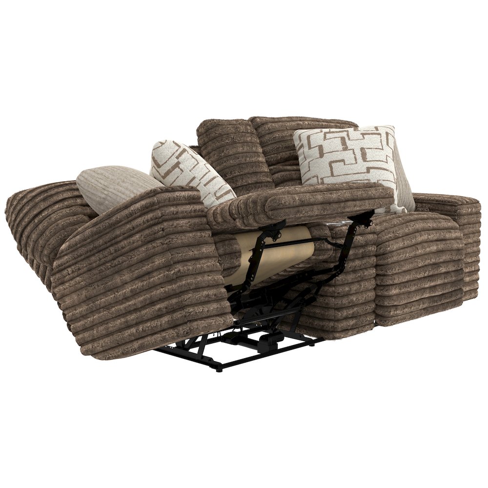 Lynx Power Reclining Console Loveseat with Zero Gravity. Picture 13