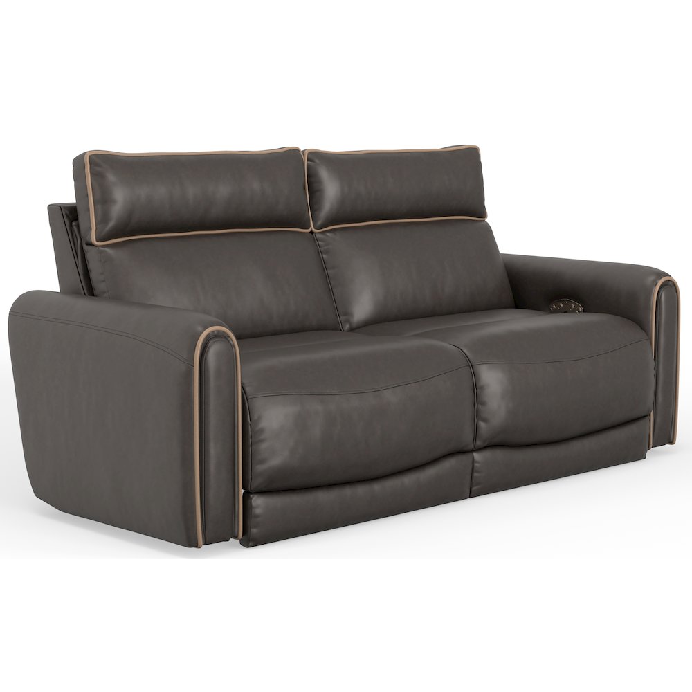 Nico Power Reclining Sofa with Power Adjustable Headrest. Picture 1