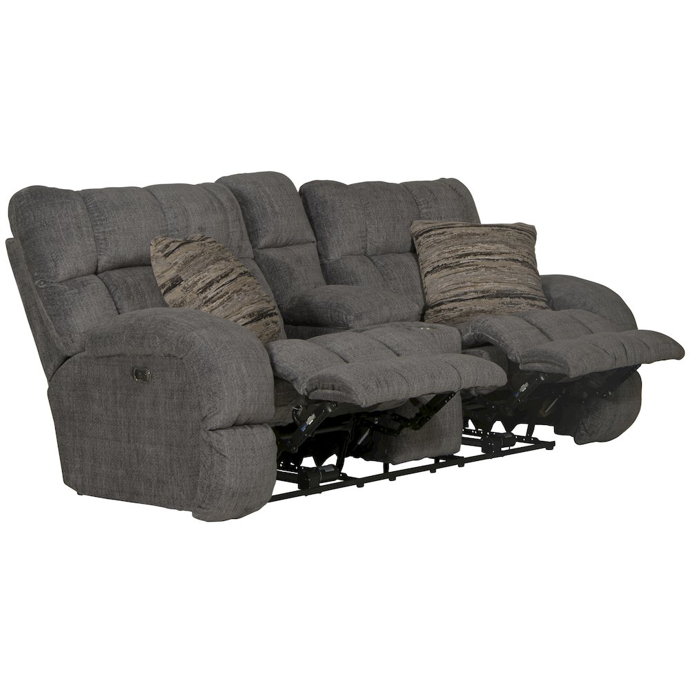 Ashland Lay Flat Reclining Console Loveseat. Picture 13