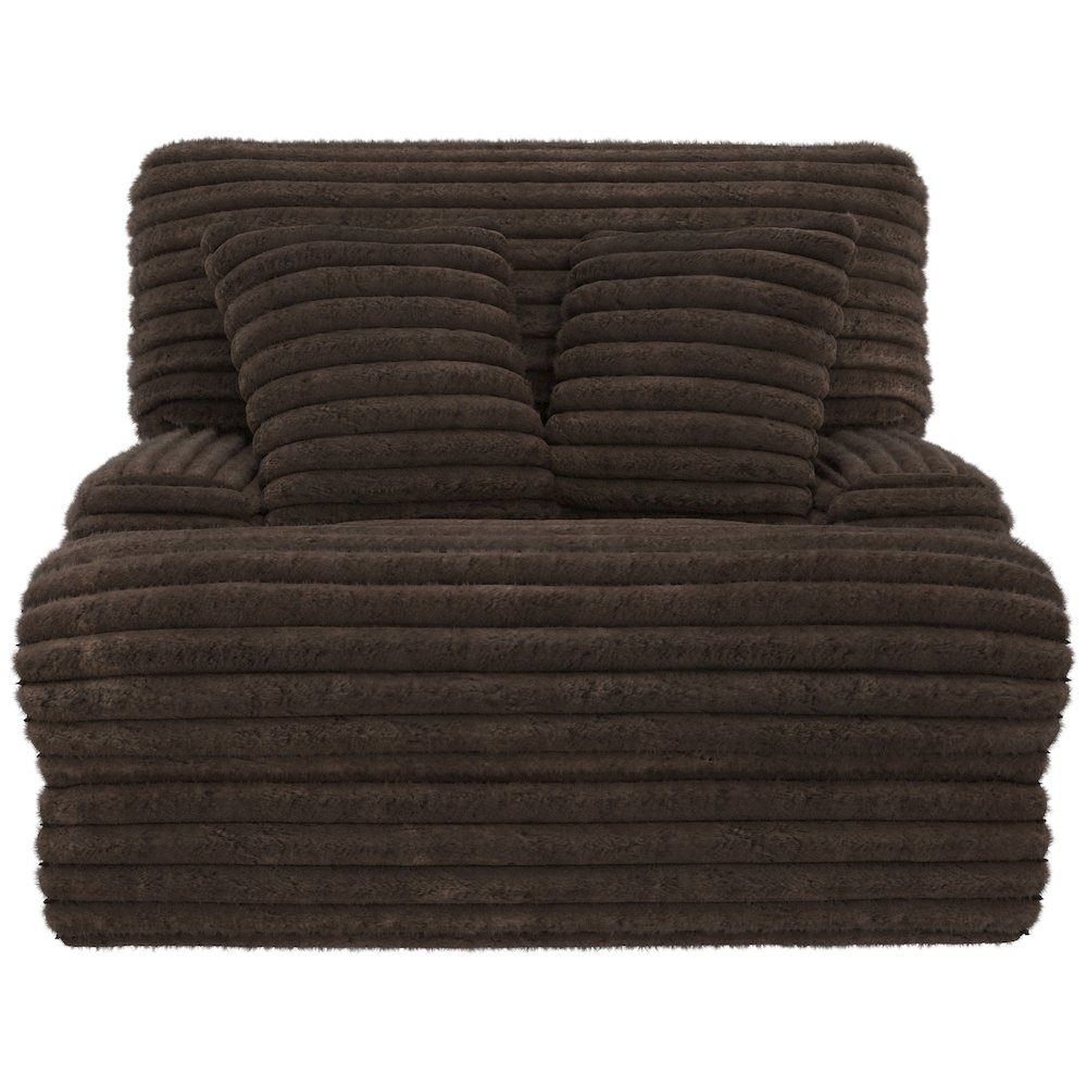 Oversized Deep Seat Power Recliner with Power Adjustable Headrest (Chocolate). Picture 4