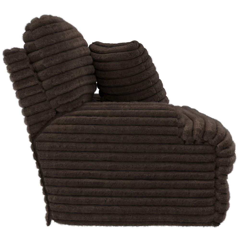 Oversized Deep Seat Power Recliner with Power Adjustable Headrest (Chocolate). Picture 8