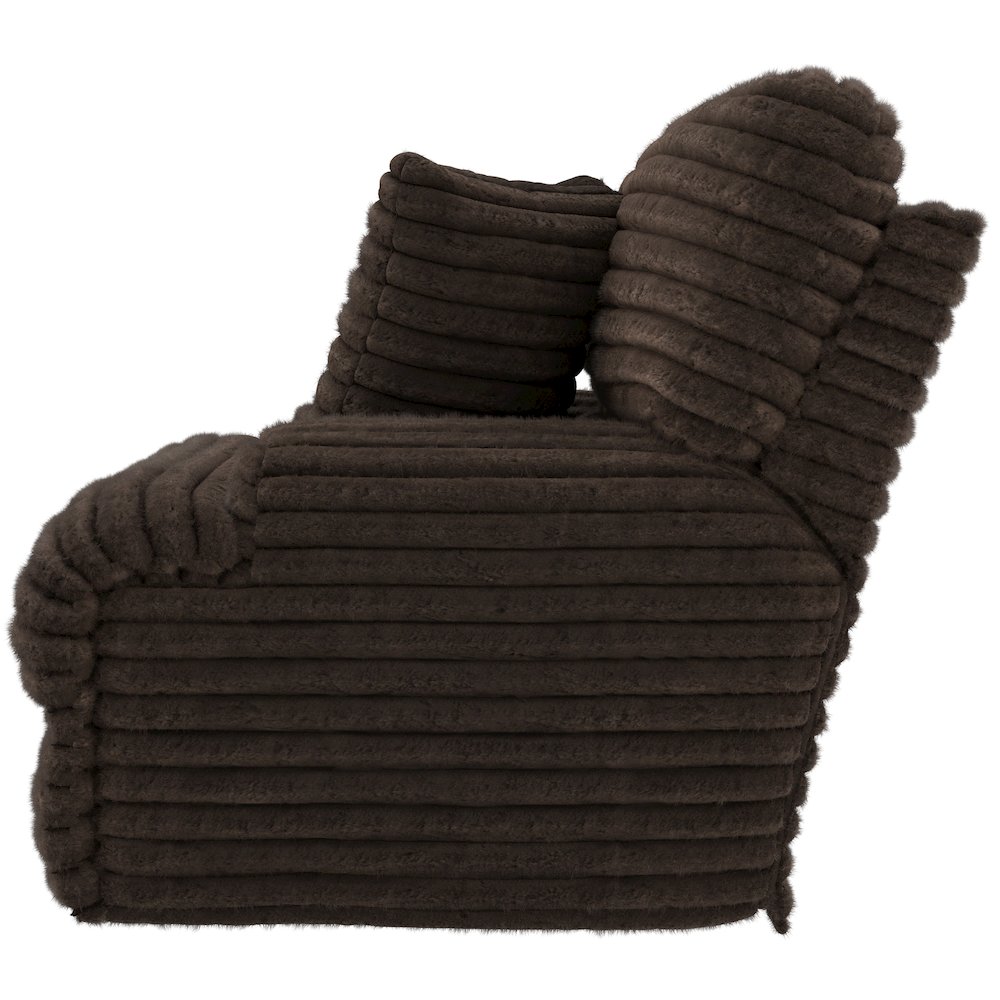 Oversized Deep Seat Power Recliner with Power Adjustable Headrest (Chocolate). Picture 5