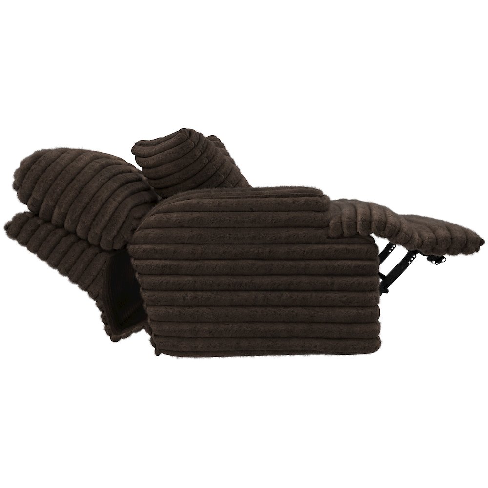 Oversized Deep Seat Power Recliner with Power Adjustable Headrest (Chocolate). Picture 16