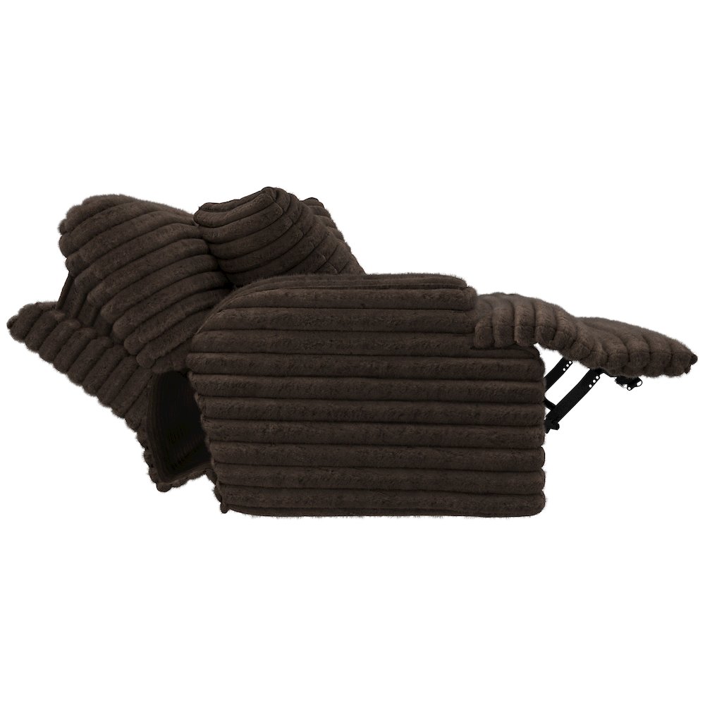 Oversized Deep Seat Power Recliner with Power Adjustable Headrest (Chocolate). Picture 18