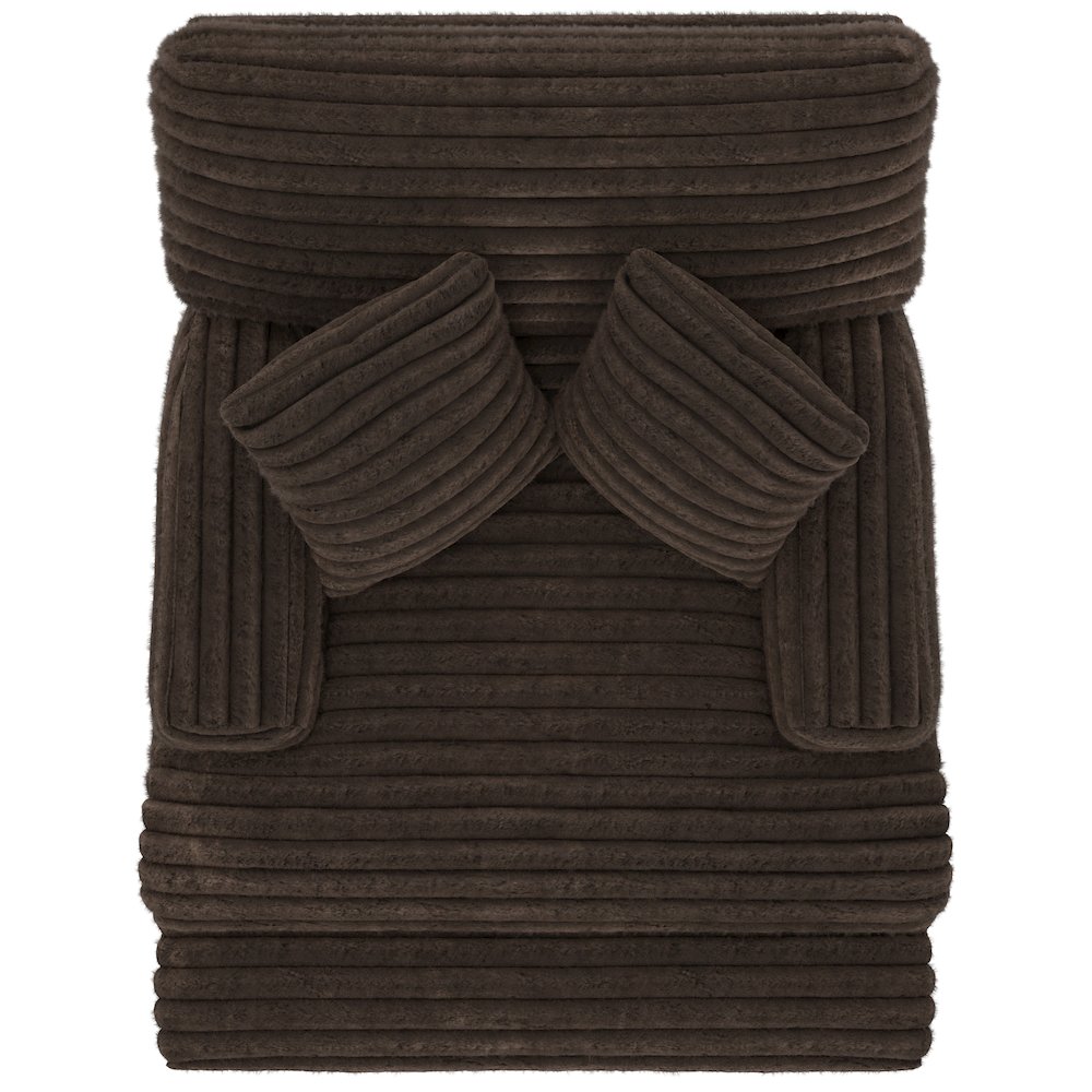 Oversized Deep Seat Power Recliner with Power Adjustable Headrest (Chocolate). Picture 21