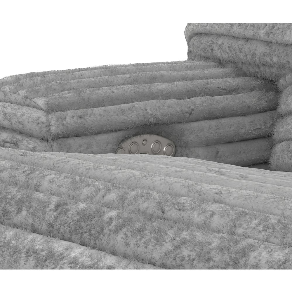 Oversized Deep Seat Power Recliner with Power Adjustable Headrest (Moonstruck). Picture 9