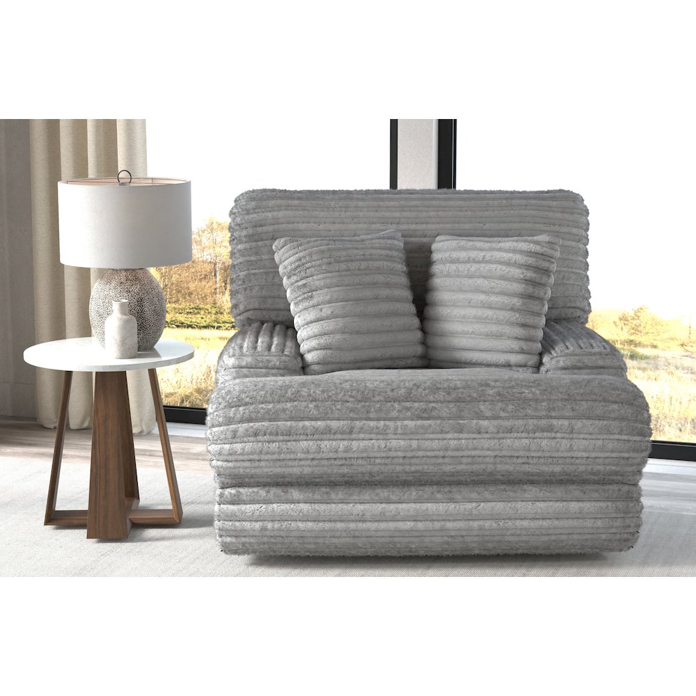 Oversized Deep Seat Power Recliner with Power Adjustable Headrest (Moonstruck). Picture 10