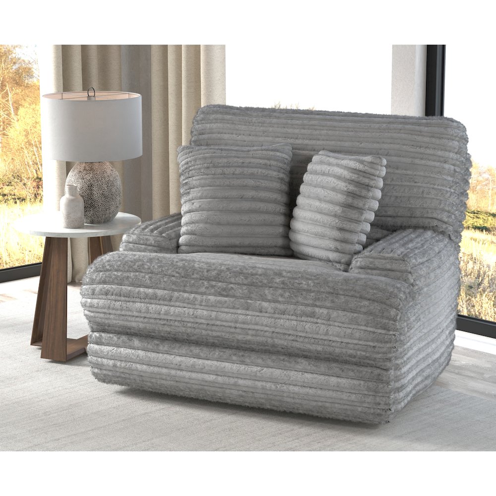 Oversized Deep Seat Power Recliner with Power Adjustable Headrest (Moonstruck). Picture 11