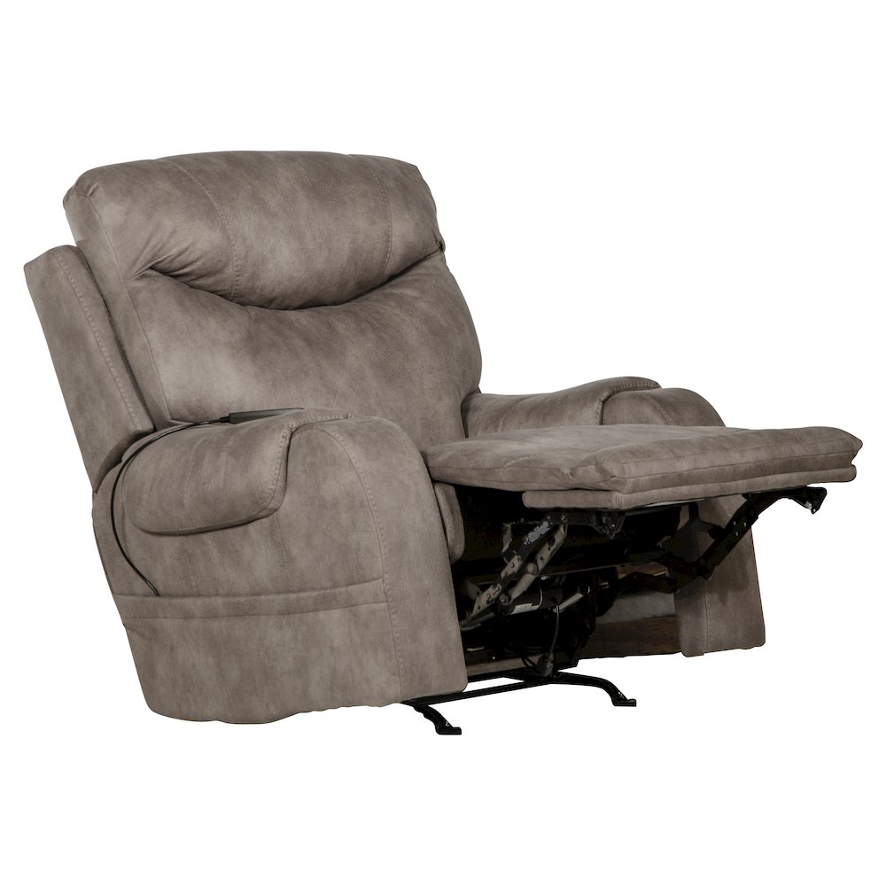 Recharger Power Rocker Recliner with Power Adjustable Headrest & Lumbar. Picture 2