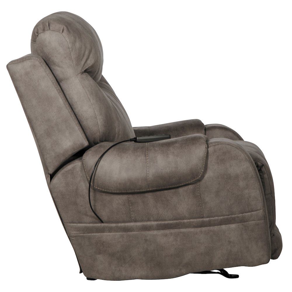 Recharger Power Rocker Recliner with Power Adjustable Headrest & Lumbar. Picture 5