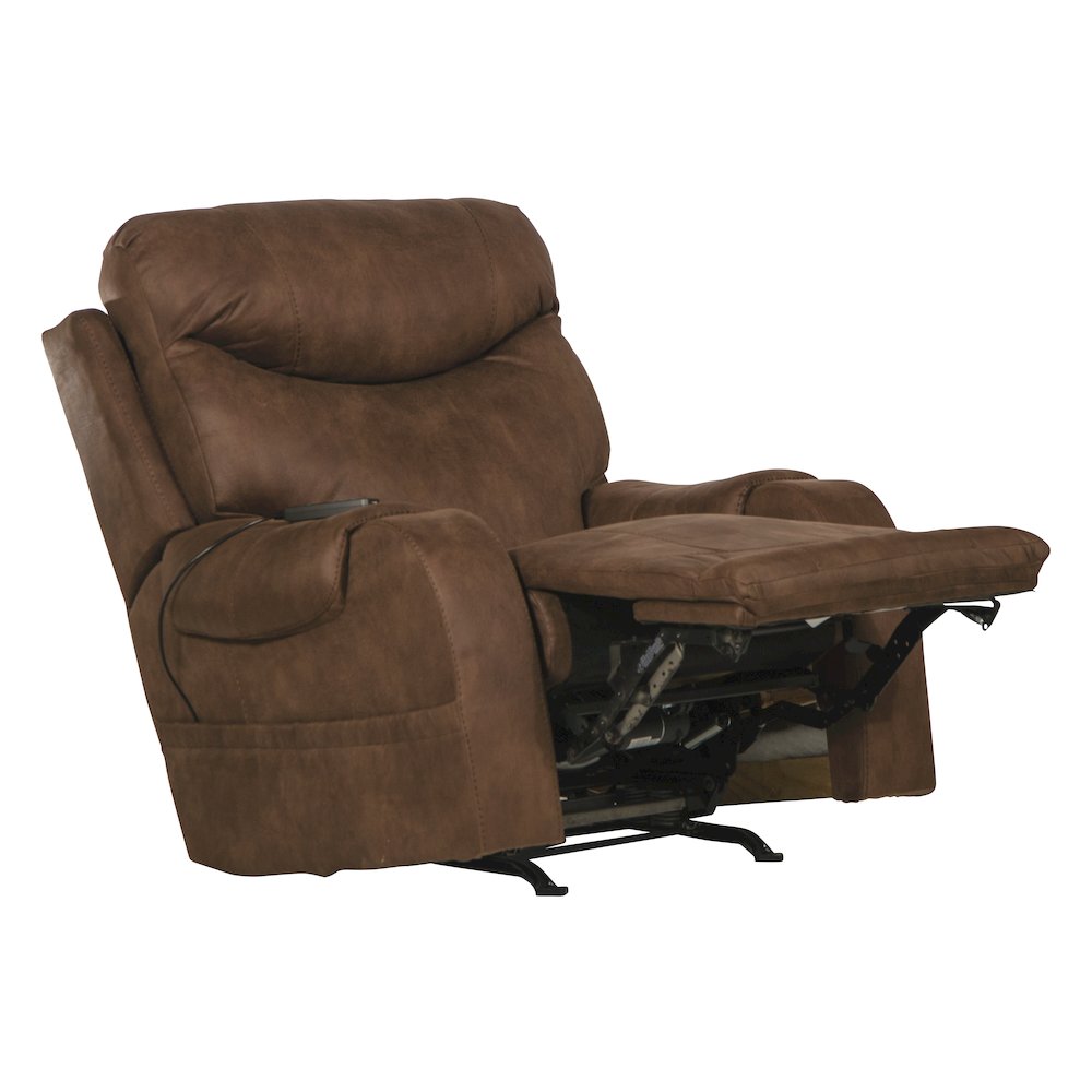 Recharger Power Rocker Recliner with Power Adjustable Headrest & Lumbar. Picture 2
