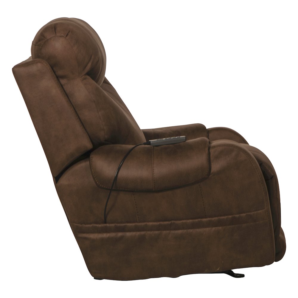 Recharger Power Rocker Recliner with Power Adjustable Headrest & Lumbar. Picture 5