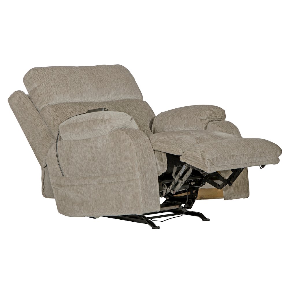 Refresher Power Rocker Recliner with Power Adjustable Headrest & Lumbar. Picture 2