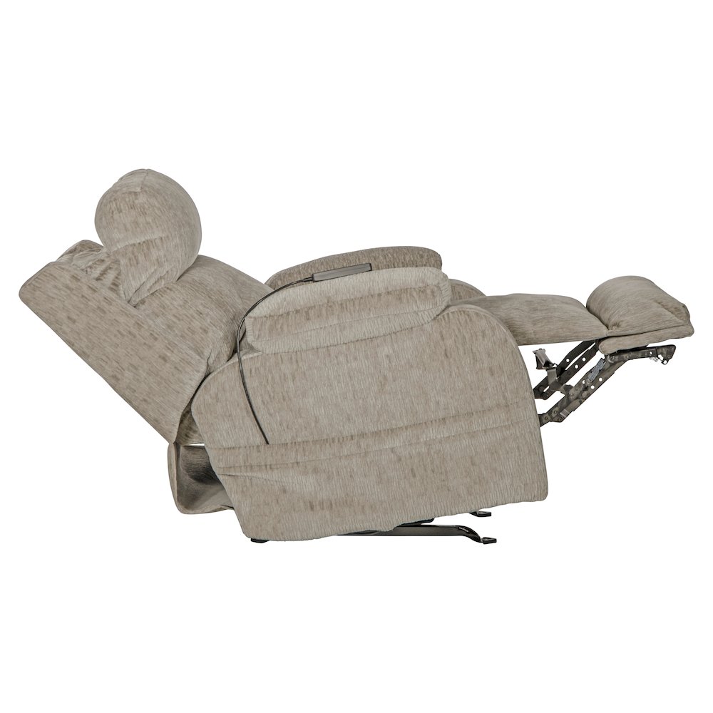 Refresher Power Rocker Recliner with Power Adjustable Headrest & Lumbar. Picture 8