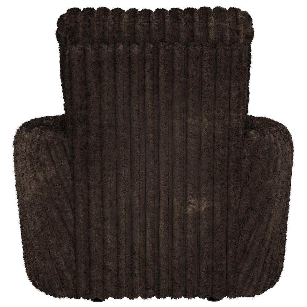 Daydream Power Rocker Recliner in Chocolate color. Picture 4