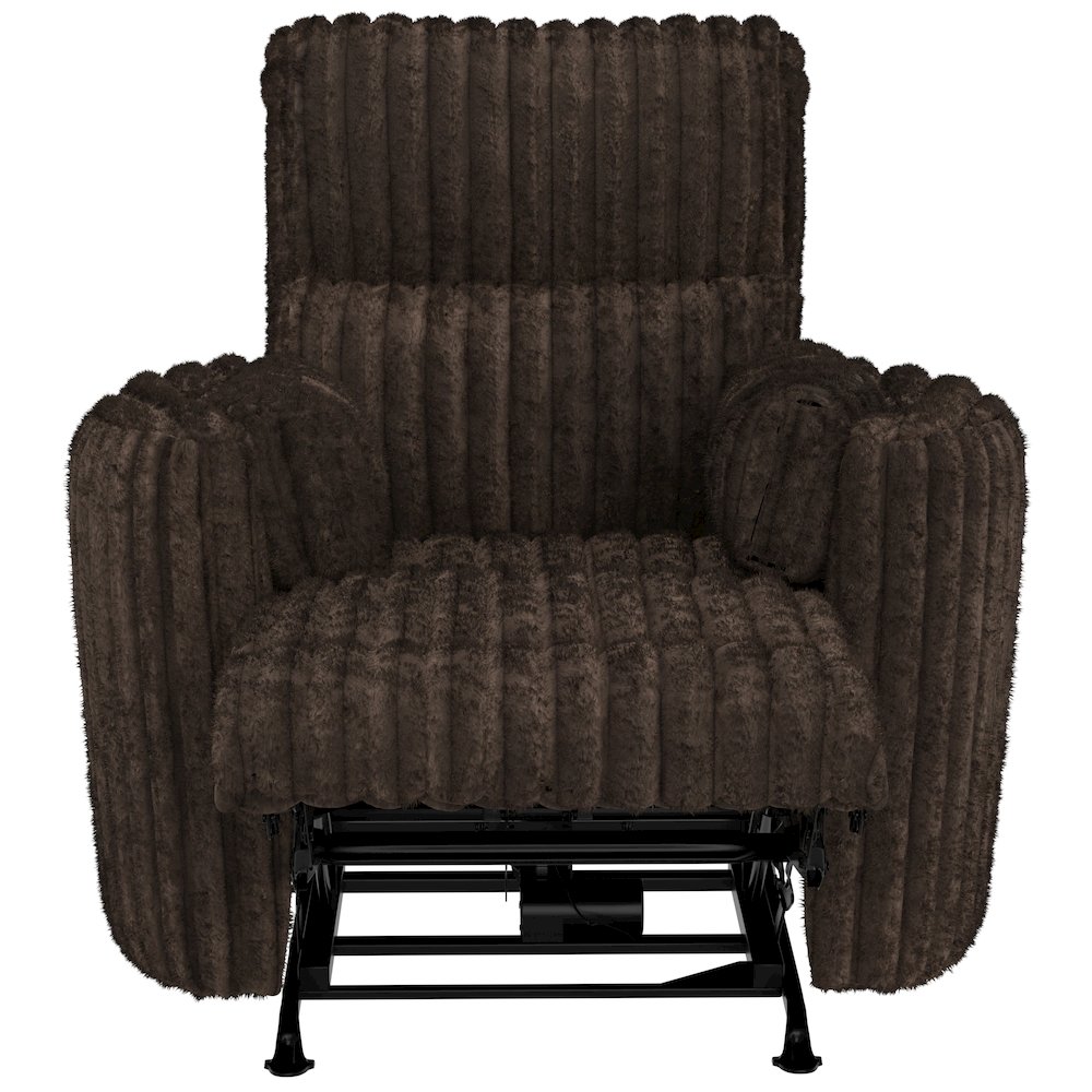 Daydream Power Rocker Recliner in Chocolate color. Picture 9