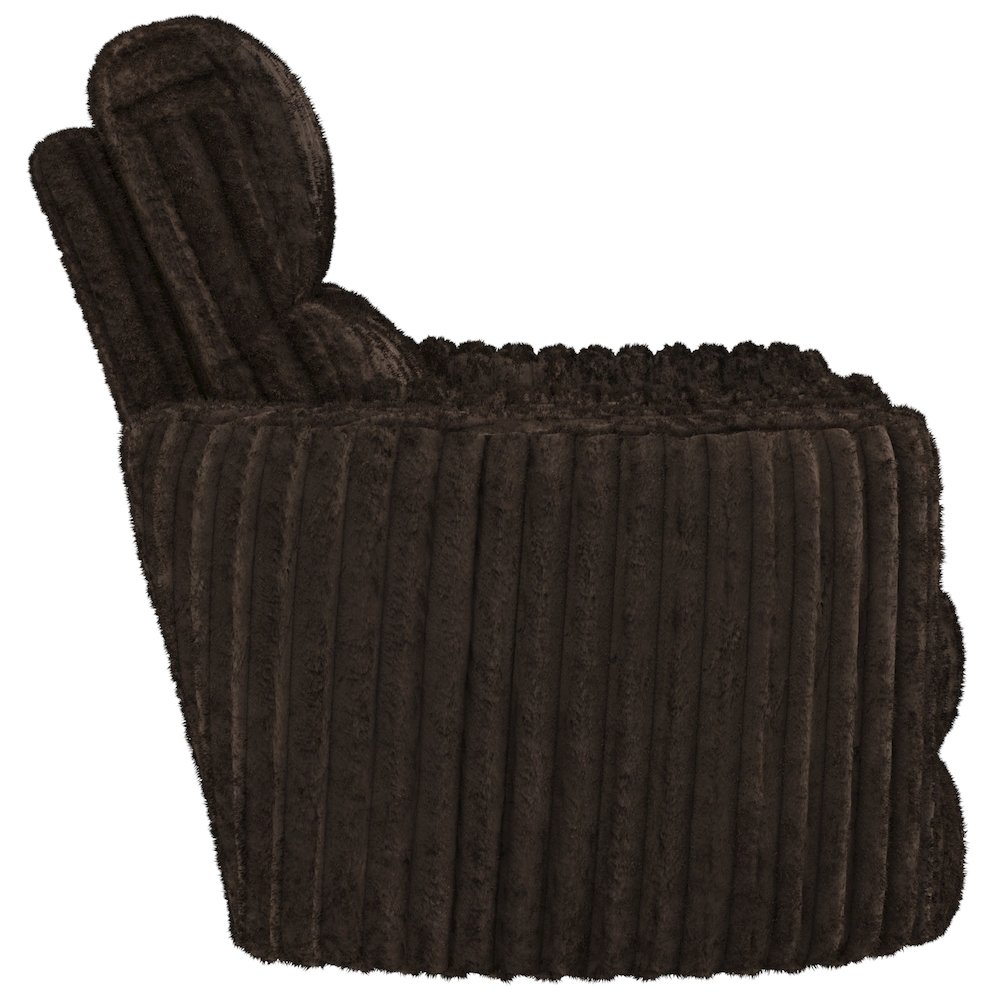 Daydream Power Rocker Recliner in Chocolate color. Picture 16