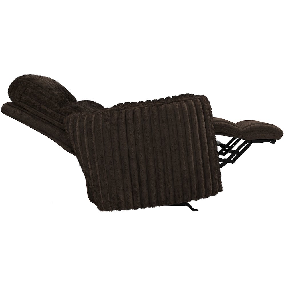 Daydream Power Rocker Recliner in Chocolate color. Picture 18