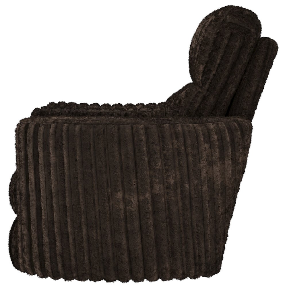Daydream Power Rocker Recliner in Chocolate color. Picture 19