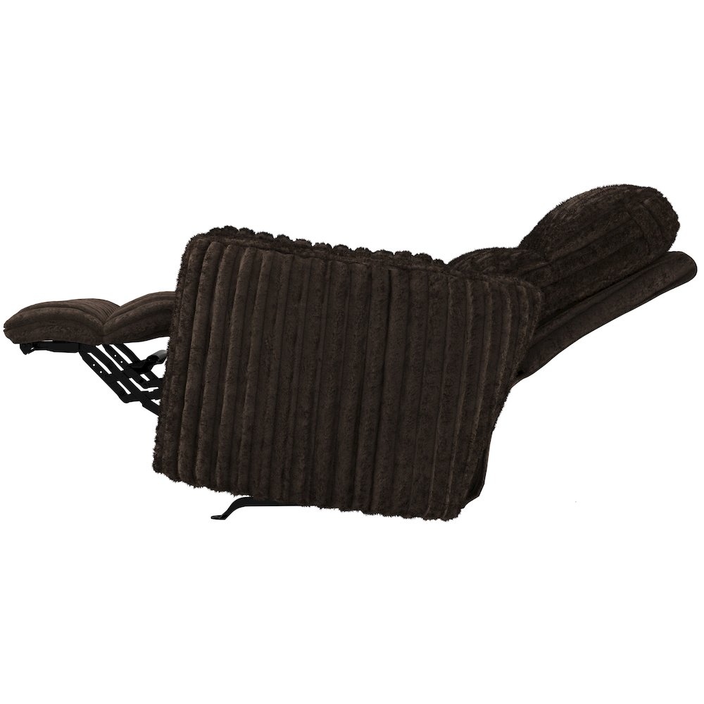 Daydream Power Rocker Recliner in Chocolate color. Picture 20