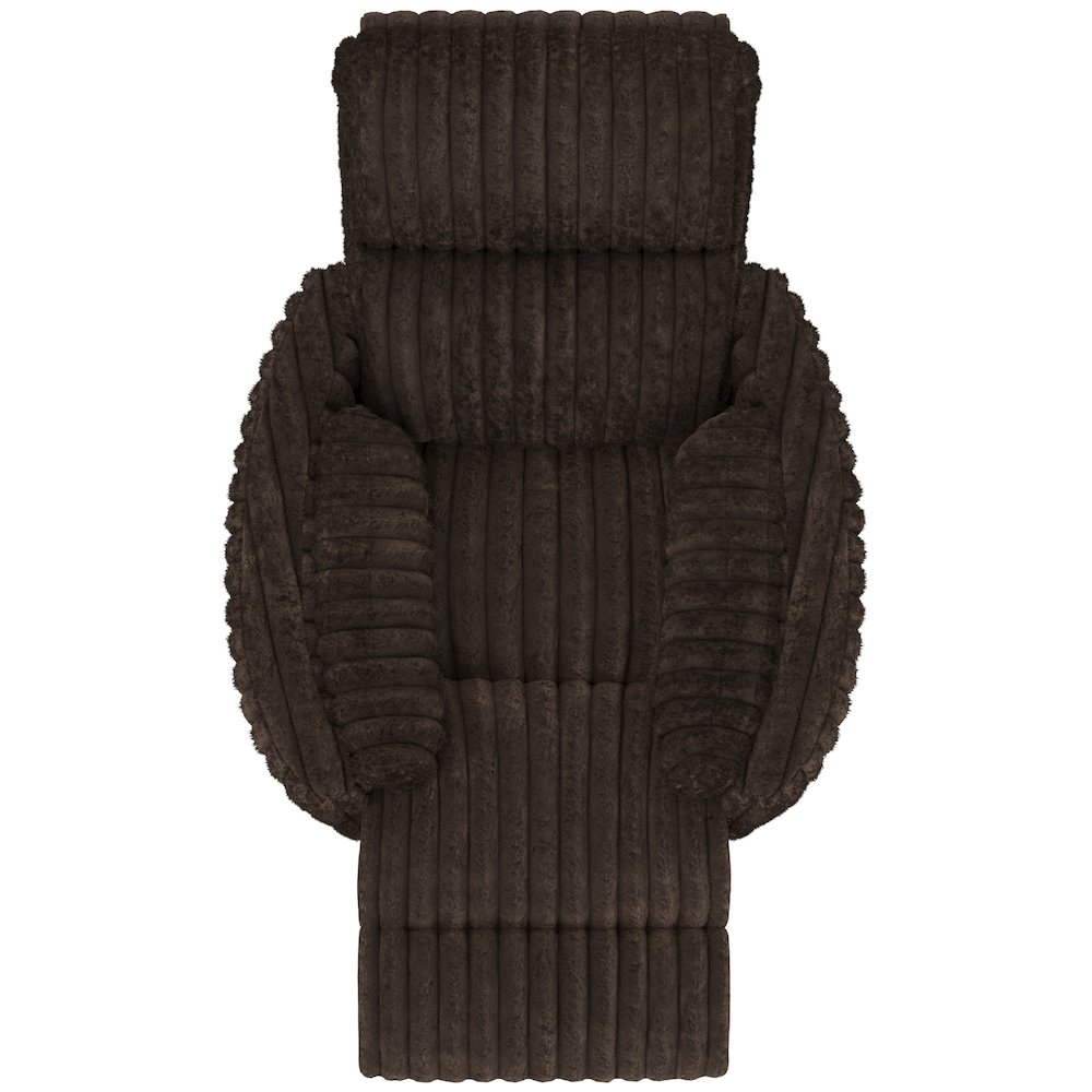 Daydream Power Rocker Recliner in Chocolate color. Picture 23