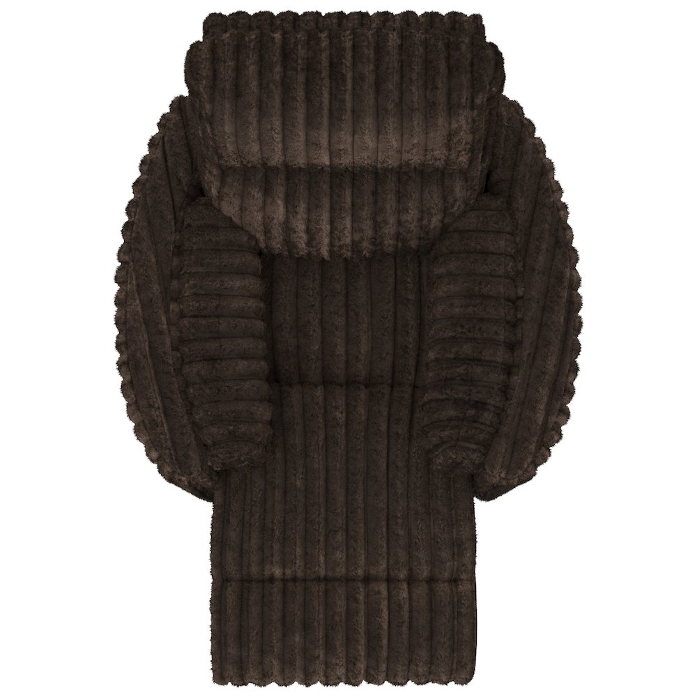 Daydream Power Rocker Recliner in Chocolate color. Picture 24
