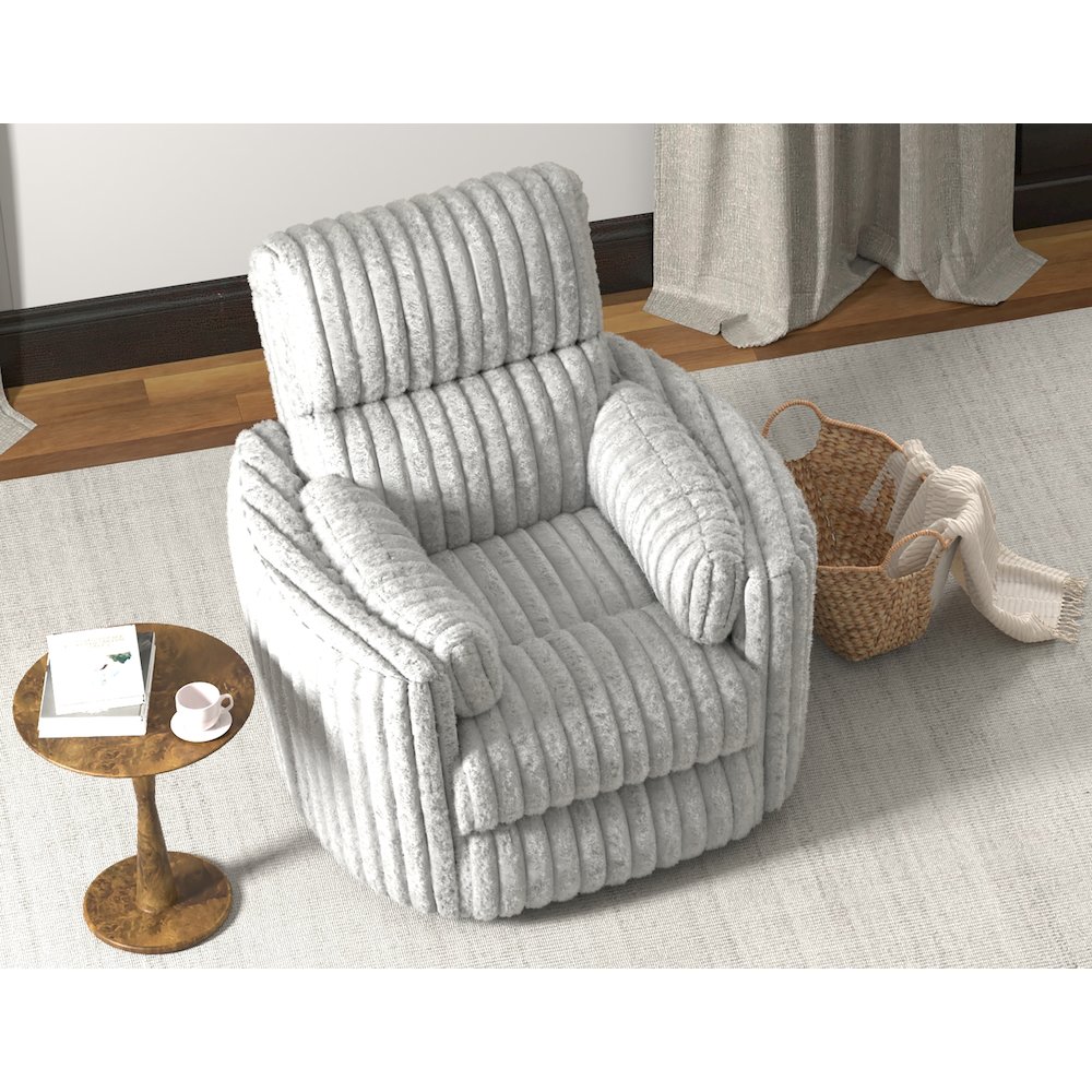 Daydream Power Rocker Recliner in Moonstruck color. Picture 9