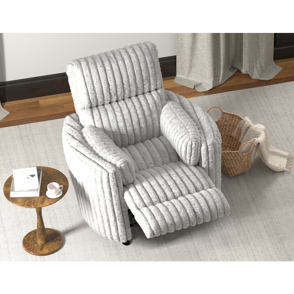 Daydream Power Rocker Recliner in Moonstruck color. Picture 24