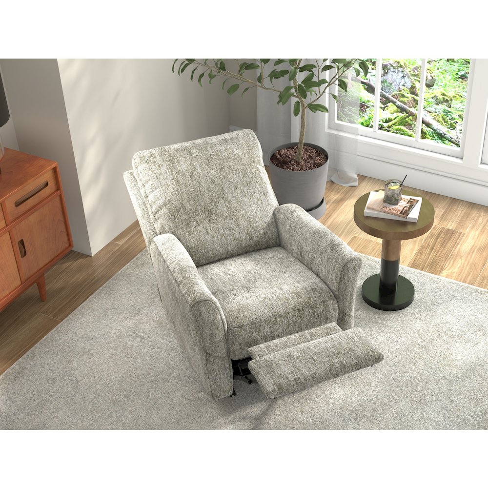 Belton Power Rocker Recliner in Stone color. Picture 13