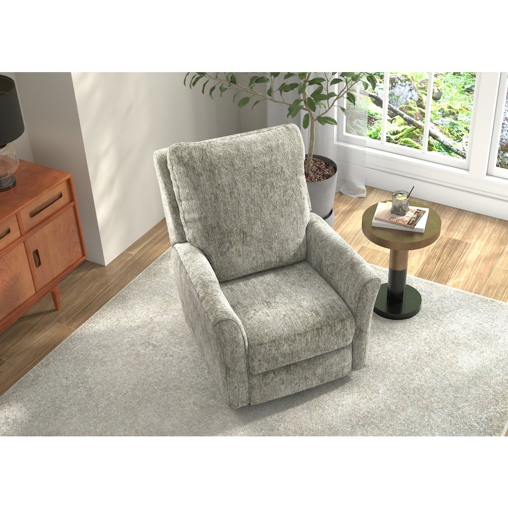 Belton Power Rocker Recliner in Stone color. Picture 17