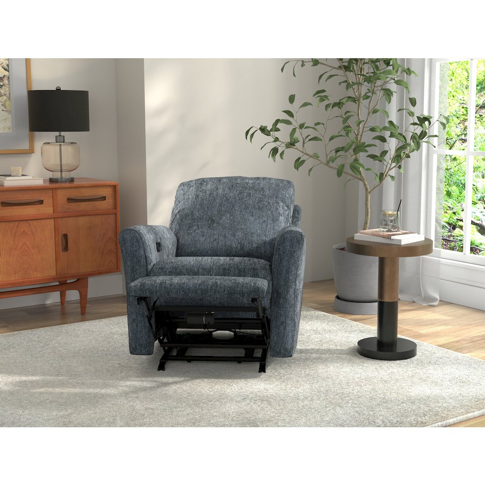 Belton Power Rocker Recliner in Mineral color. Picture 11