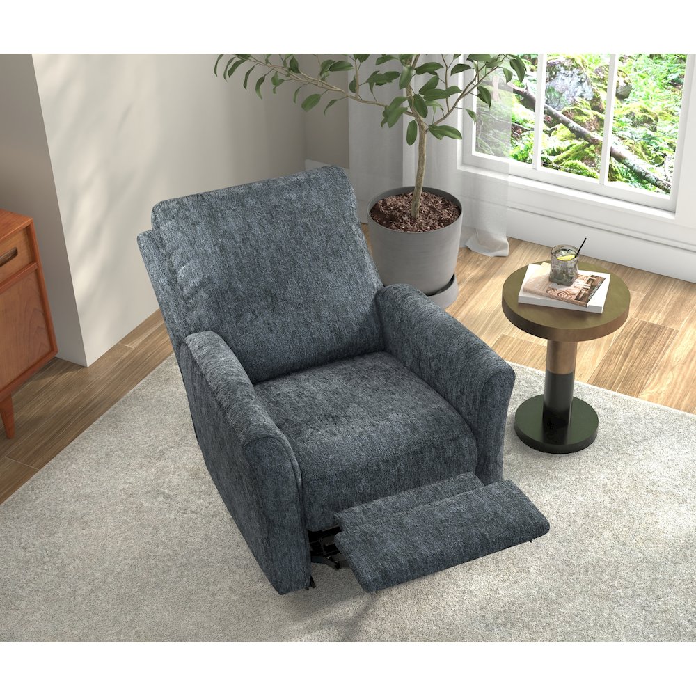 Belton Power Rocker Recliner in Mineral color. Picture 15