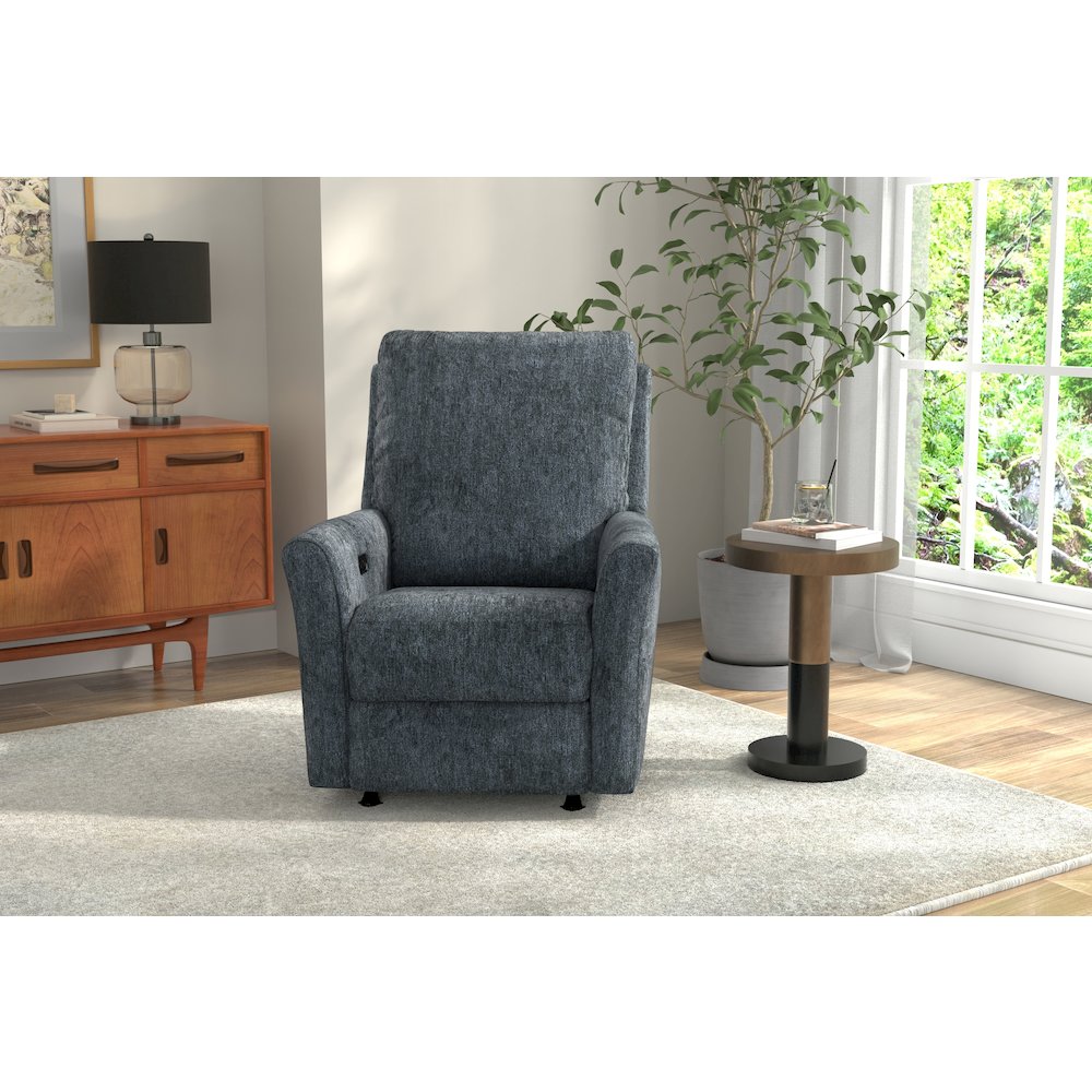 Belton Power Rocker Recliner in Mineral color. Picture 13