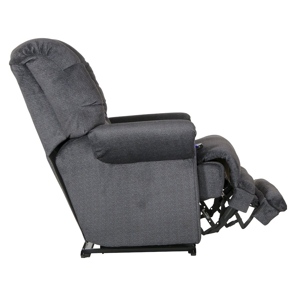 Malone Power Lay Flat Recliner with Extended Ottoman. Picture 7