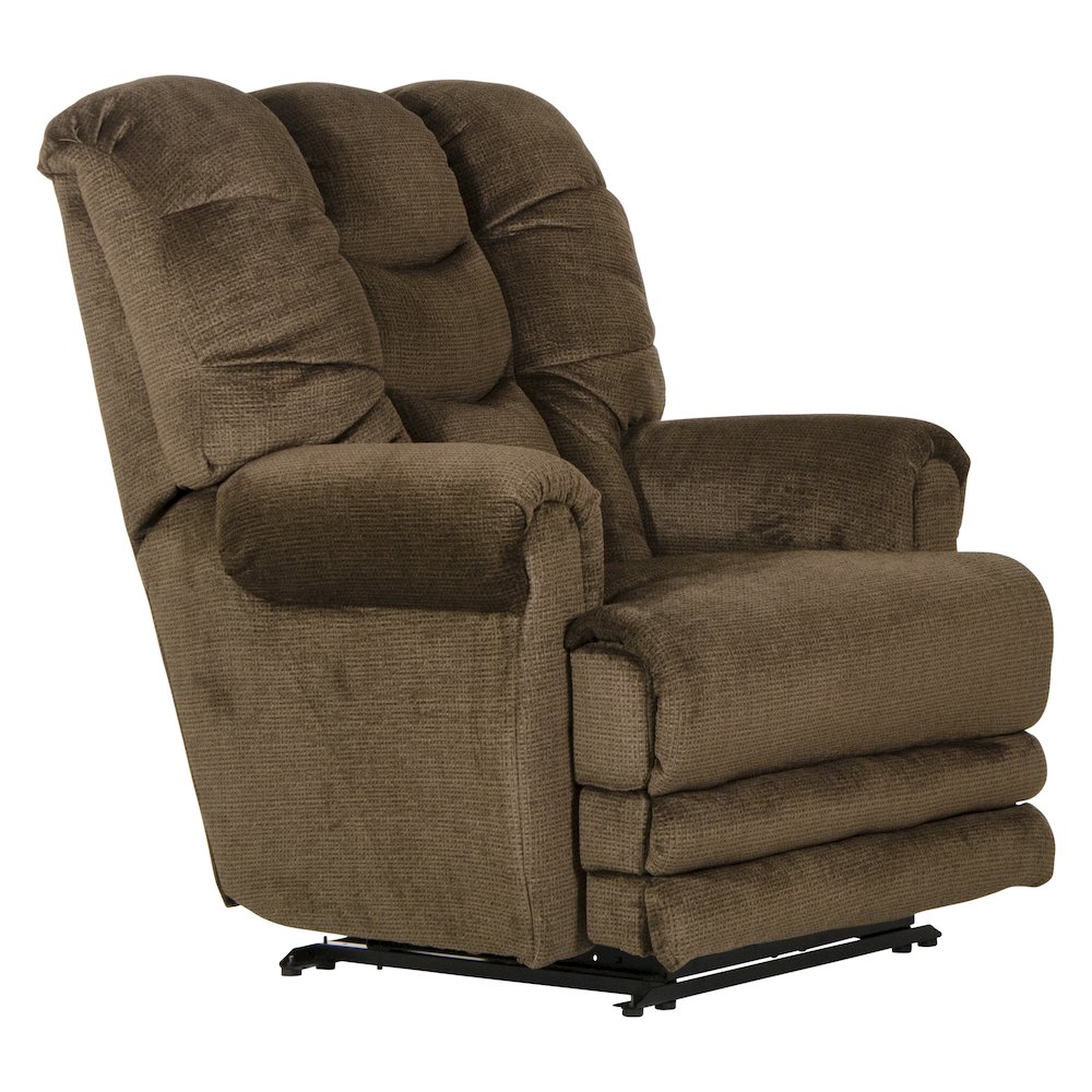 Malone Power Lay Flat Recliner with Extended Ottoman. Picture 1