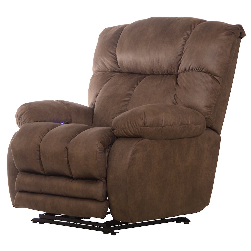 Dawkins Oversized Power Lay Flat Recliner with Extra Extension Footrest. Picture 3