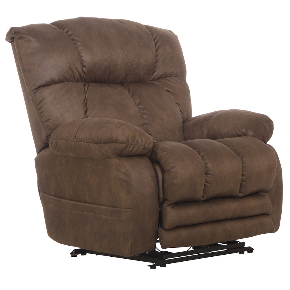 Dawkins Oversized Power Lay Flat Recliner with Extra Extension Footrest. Picture 1
