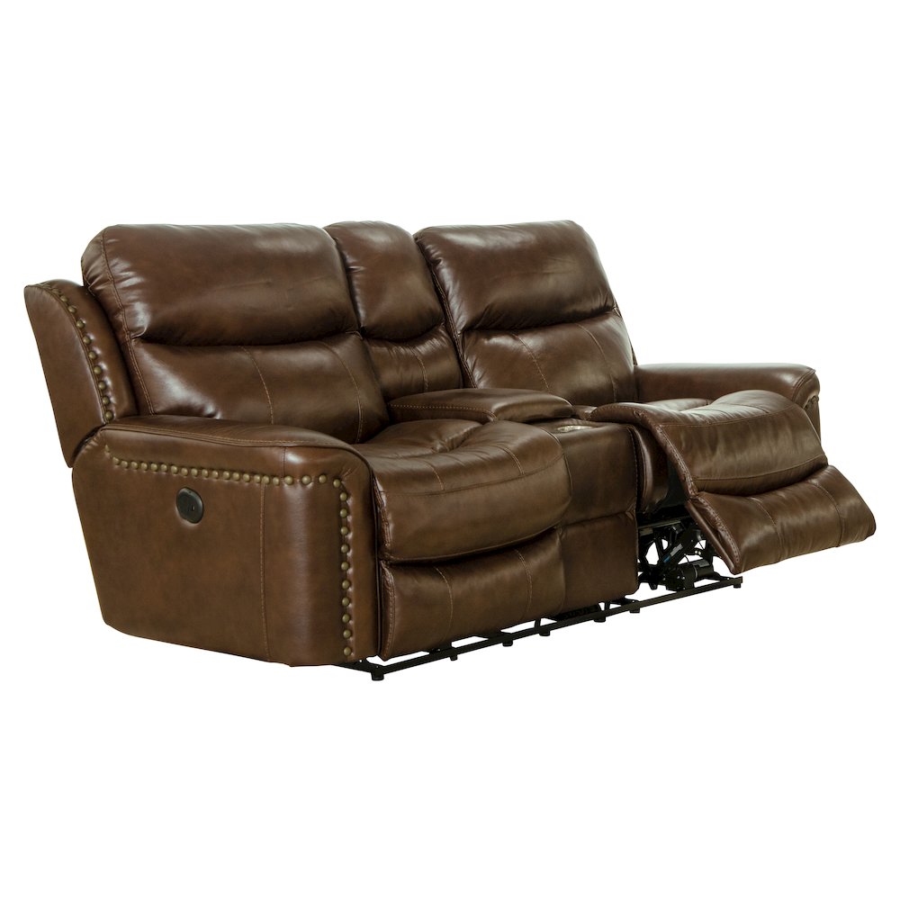 Ceretti Power Reclining Console Loveseat. Picture 2