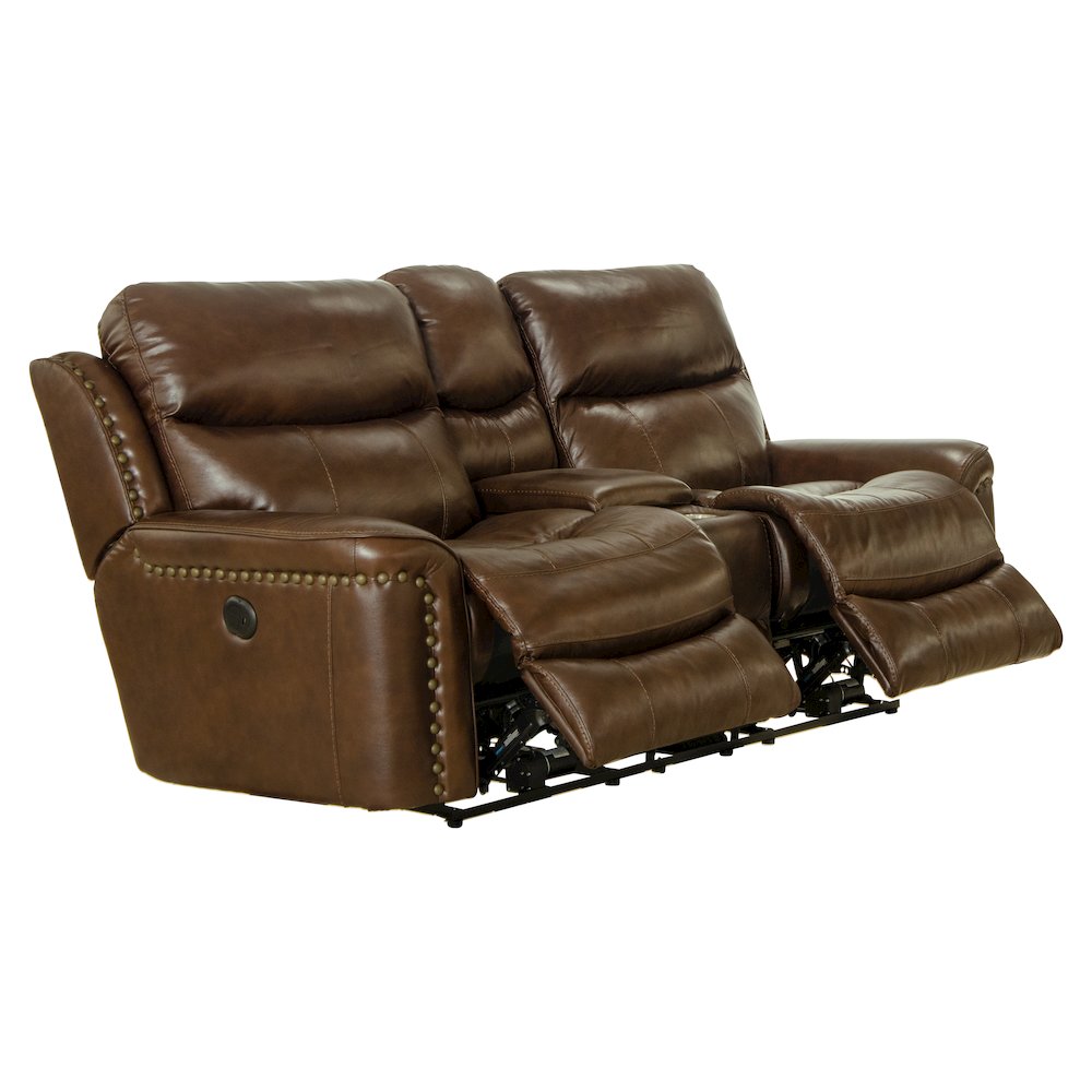 Ceretti Power Reclining Console Loveseat. Picture 4