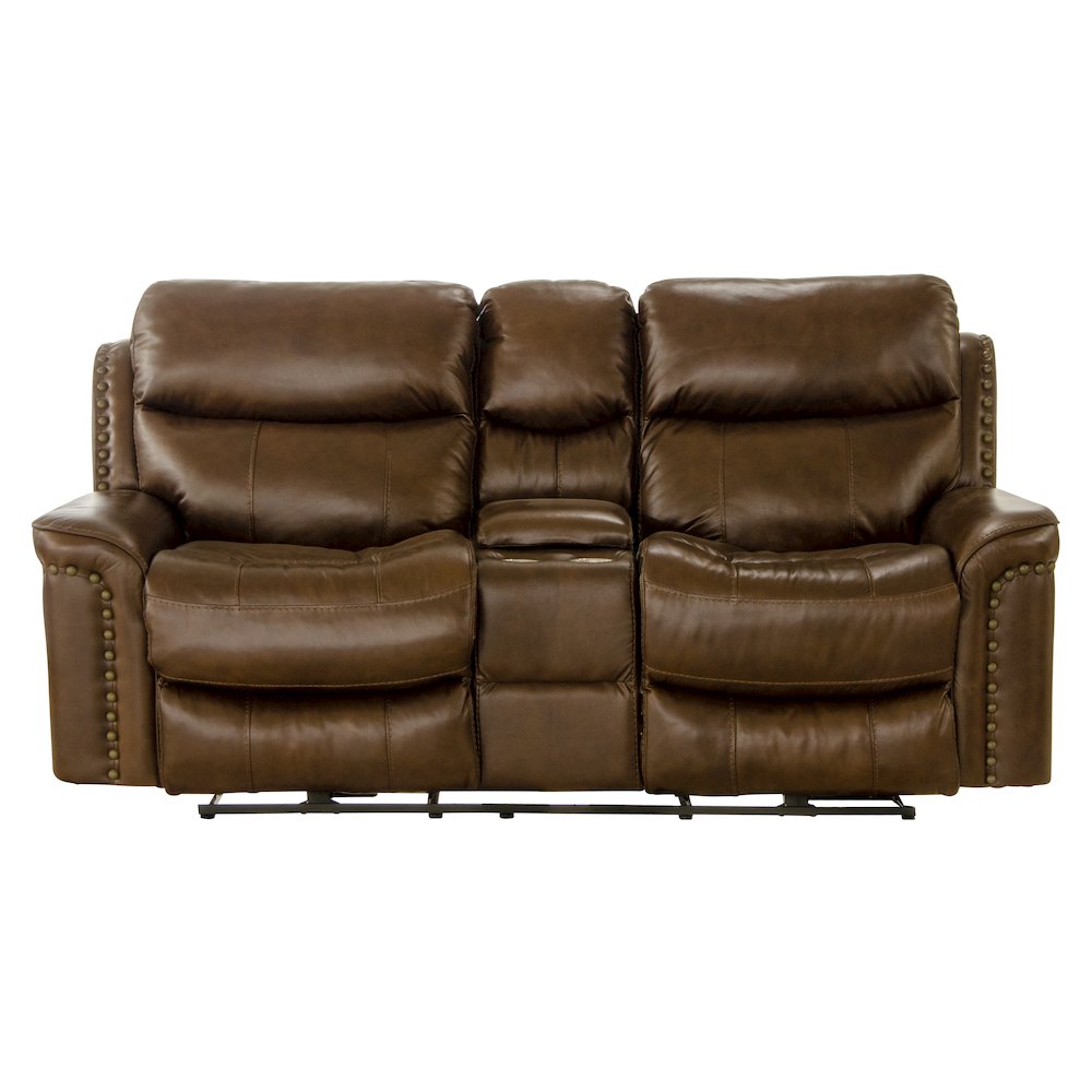 Ceretti Power Reclining Console Loveseat. Picture 5