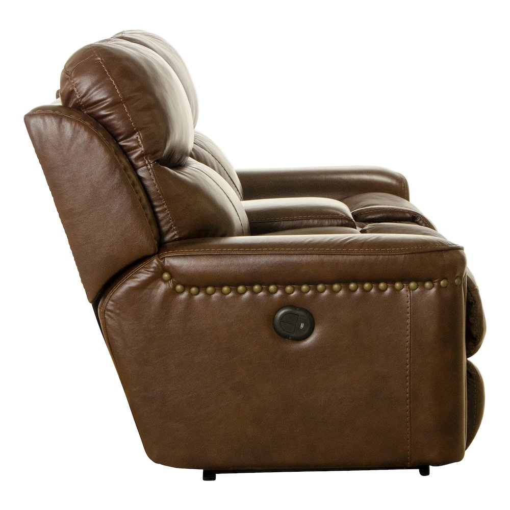 Ceretti Power Reclining Console Loveseat. Picture 6