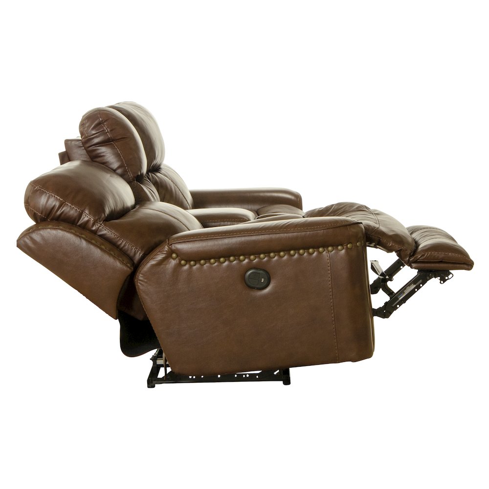Ceretti Power Reclining Console Loveseat. Picture 7