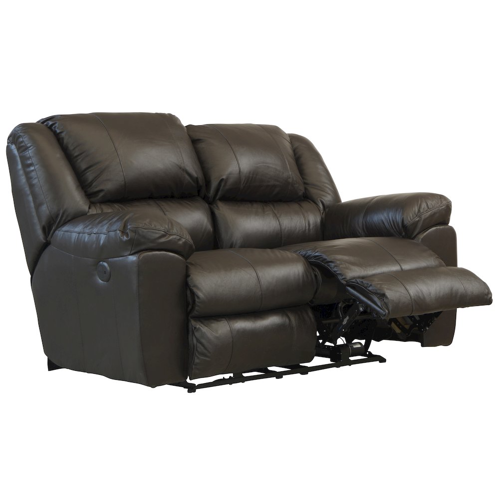 Transformer II Italian Leather Match Power Reclining Loveseat. Picture 2