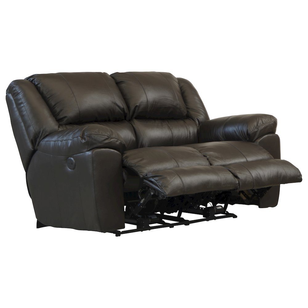 Transformer II Italian Leather Match Power Reclining Loveseat. Picture 3