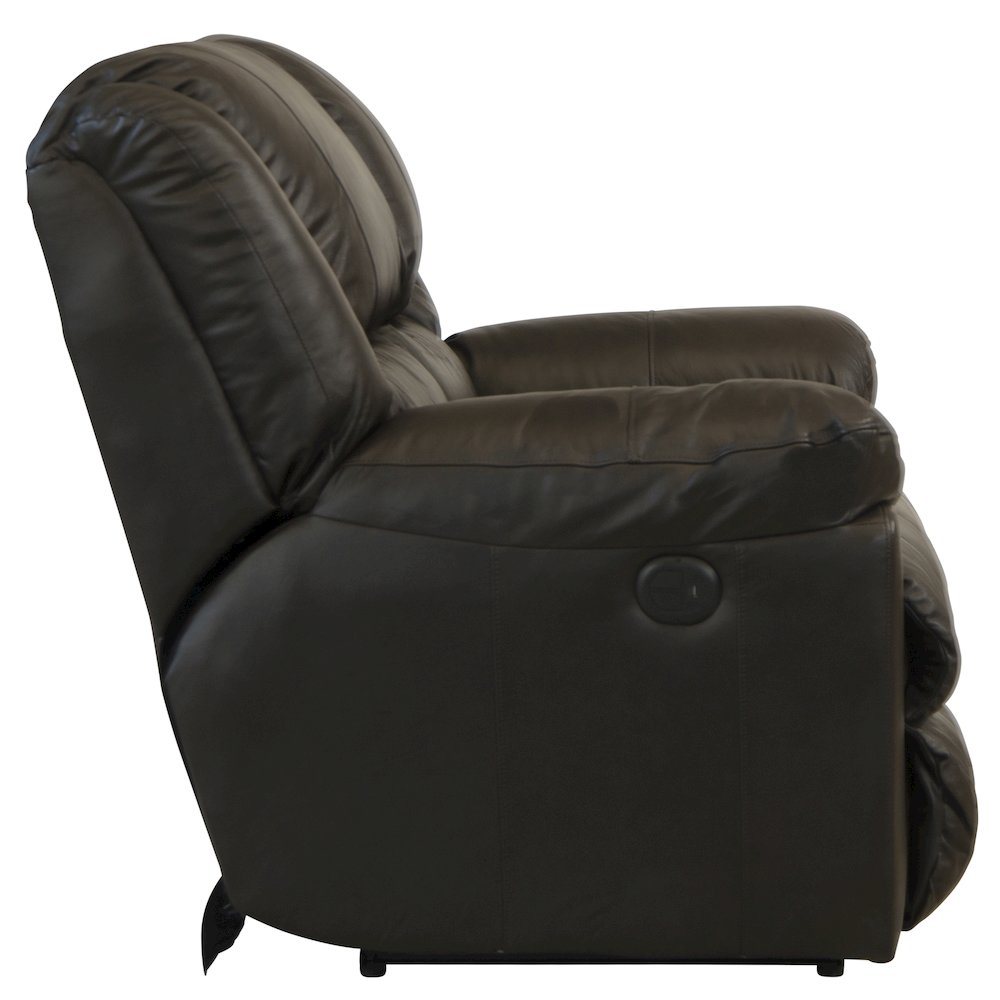 Transformer II Italian Leather Match Power Reclining Loveseat. Picture 6