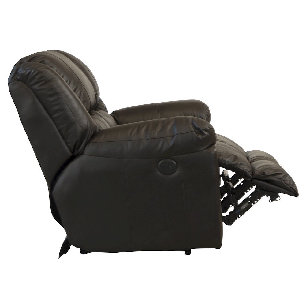 Transformer II Italian Leather Match Power Reclining Loveseat. Picture 7